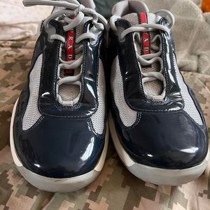 Prada Americas Cup navy size 8 fits 9